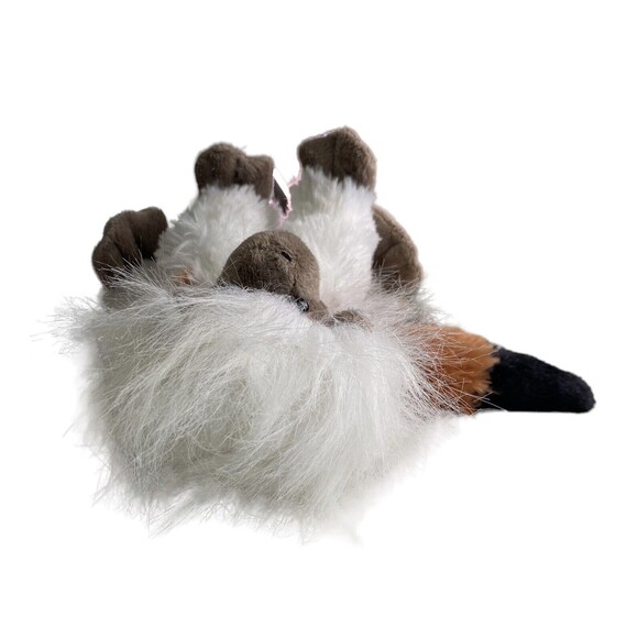 FIESTA Cotton Top Tamarin Monkey Furry Plush Soft Stuffed Animal Toy 8" - Picture 6 of 9